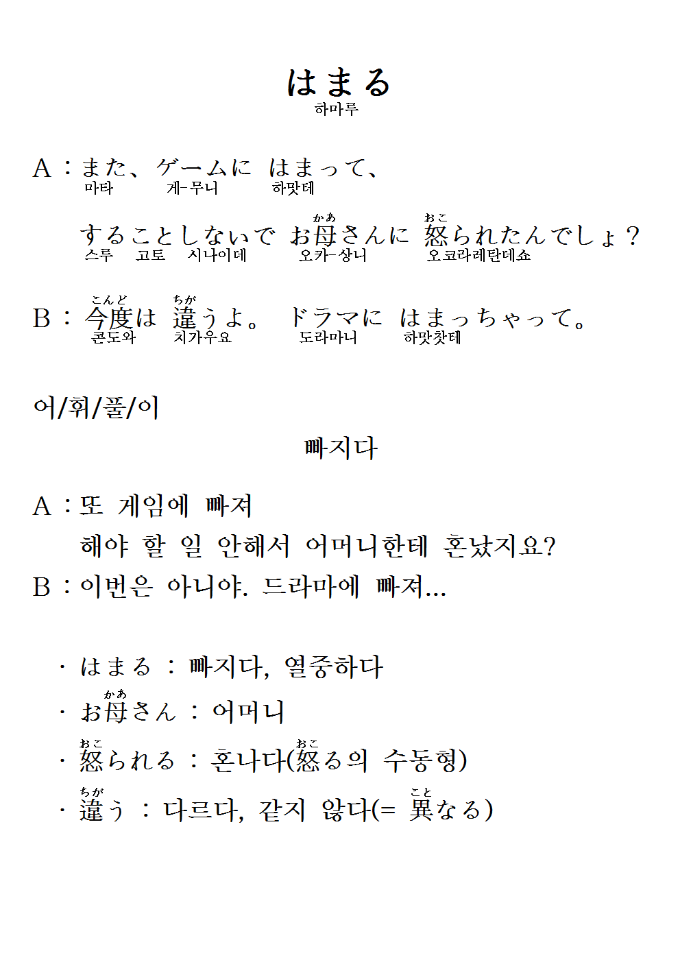 2016-02-11 はまる(빠지다).png