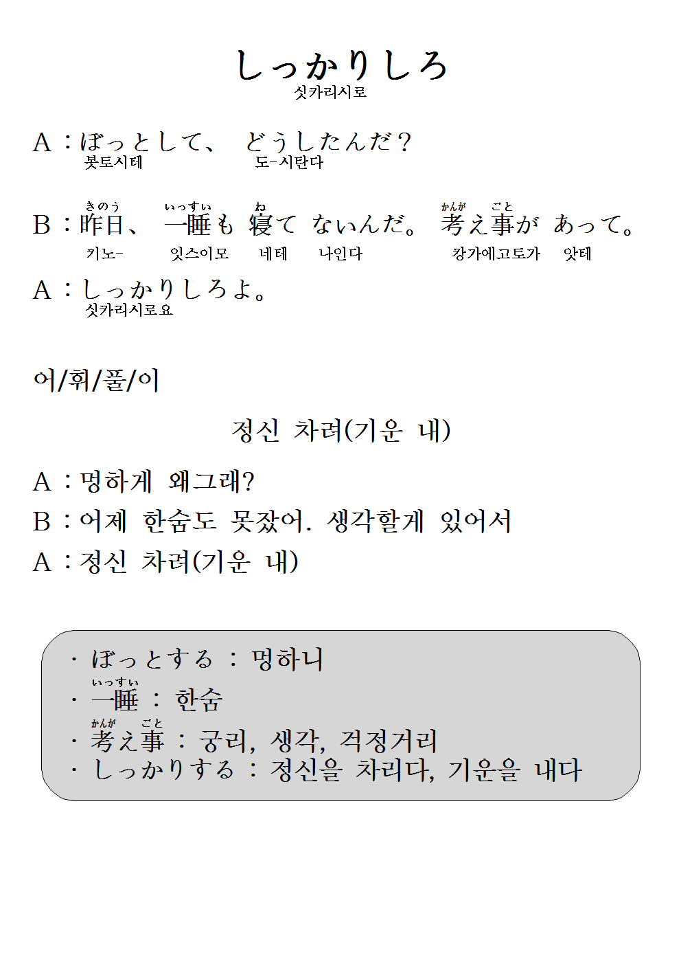 2014-08-06 しっかりしろ(정신차려, 기운 내).png