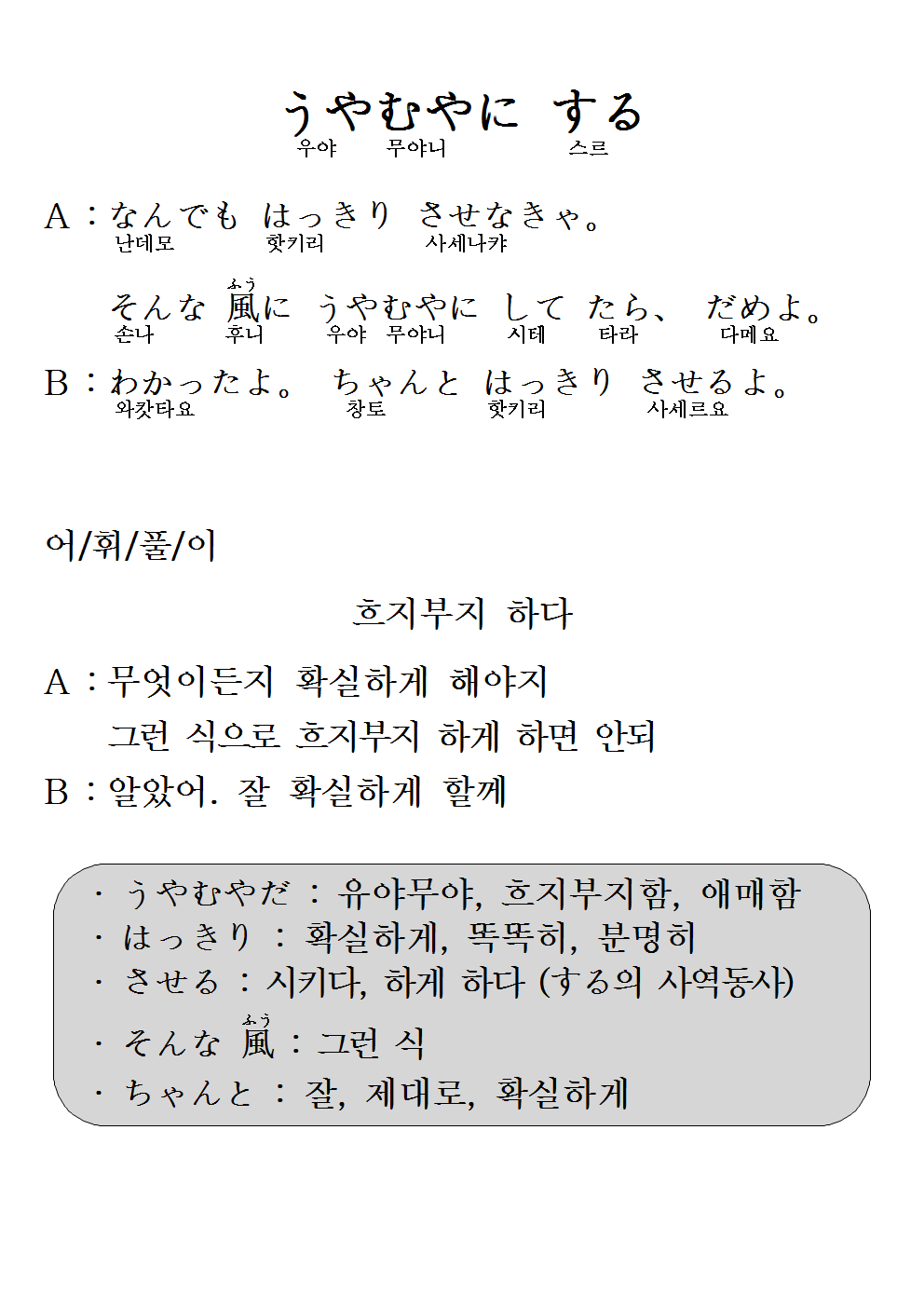 2014-11-12 うやむやに する(흐지부지 하다).png